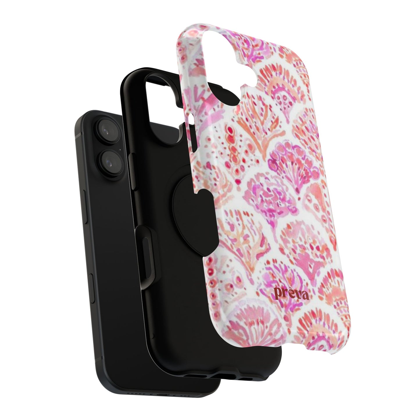 Pink Shell Watercolor Phone Case