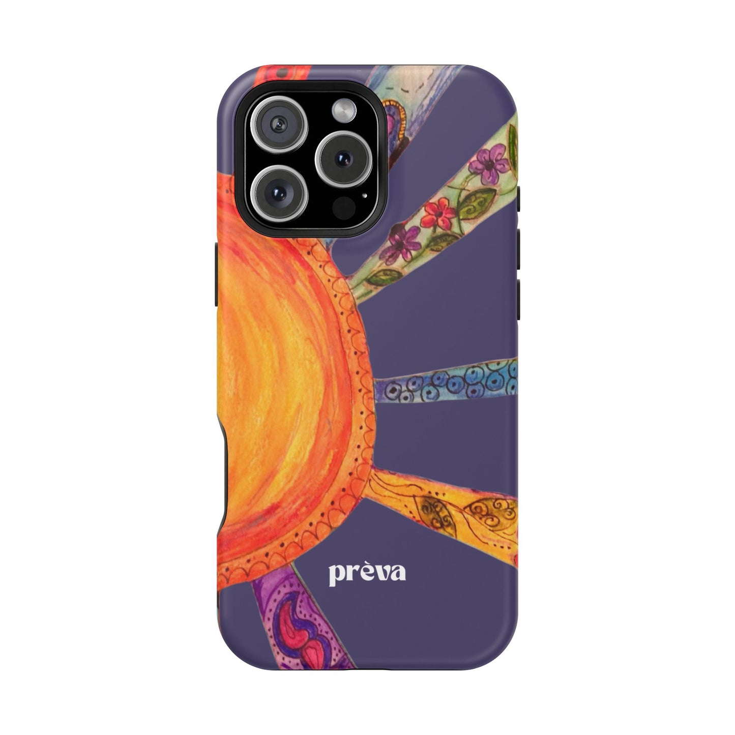 Purple Cancun Sun Phone Case
