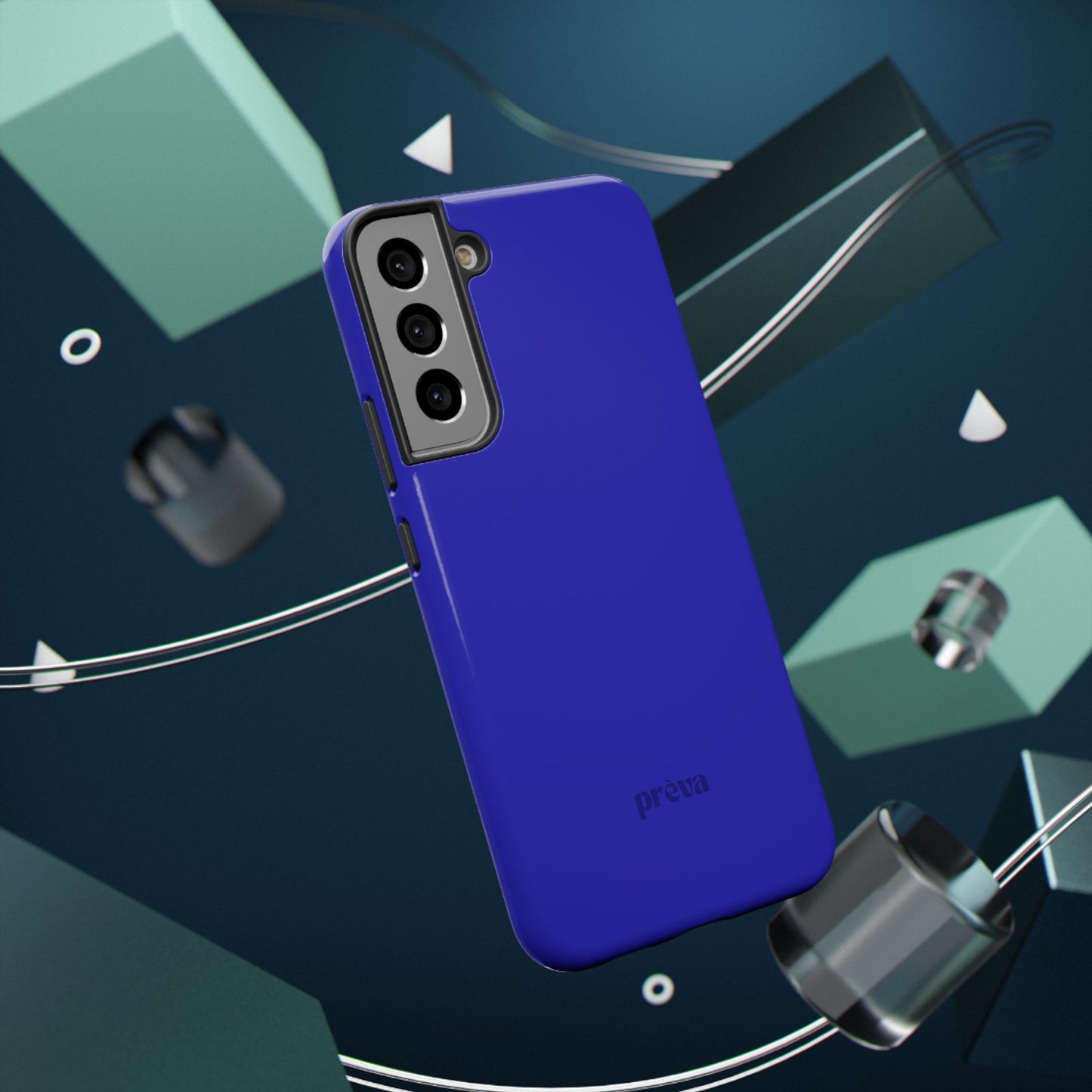 Neon Dark Blue Phone Case