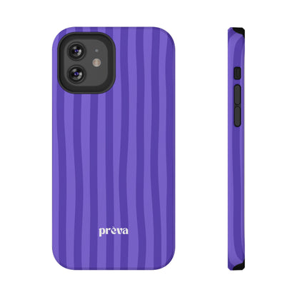 Dark Purple Stripes Phone Case