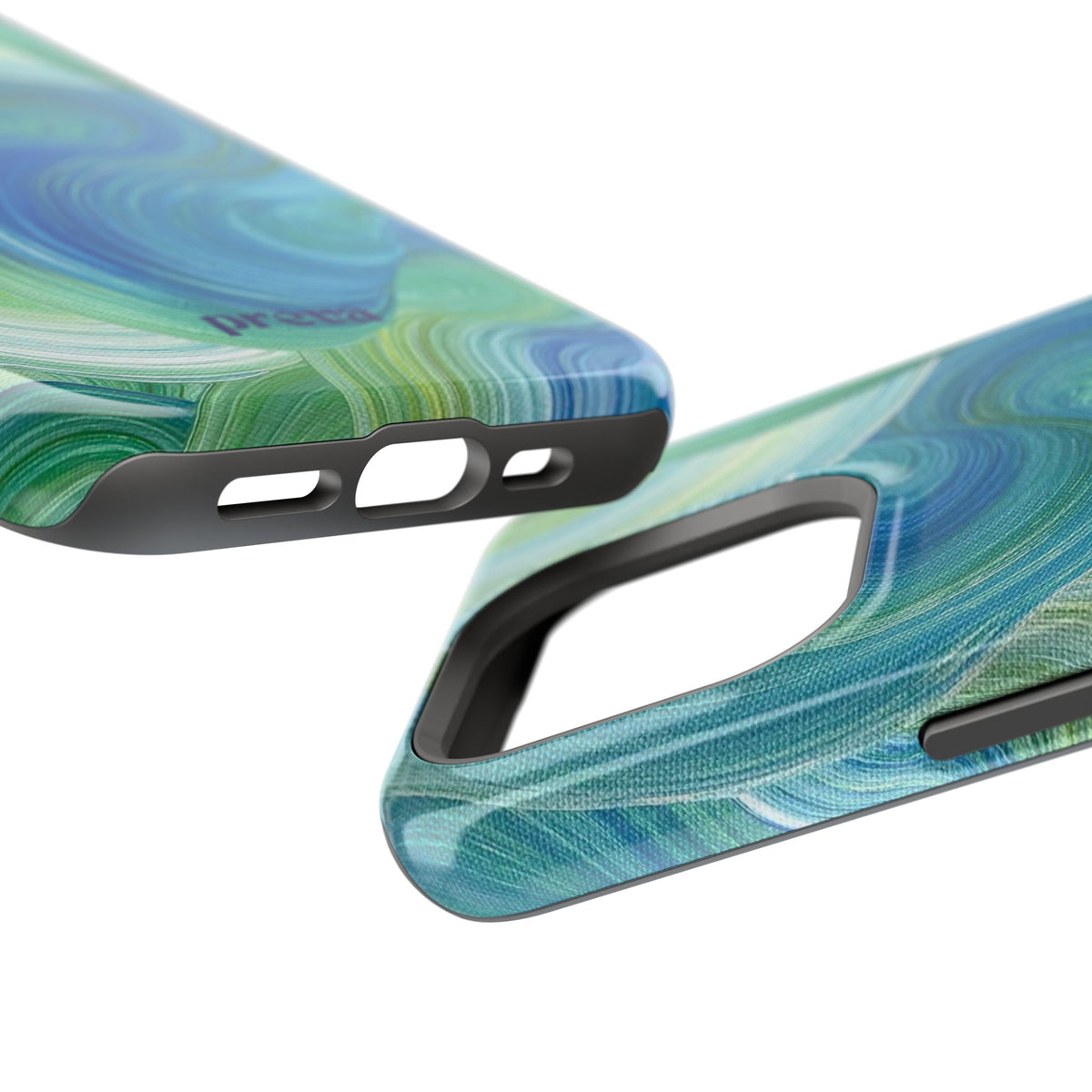Swirling Ocean Impact-Resistant Phone Case