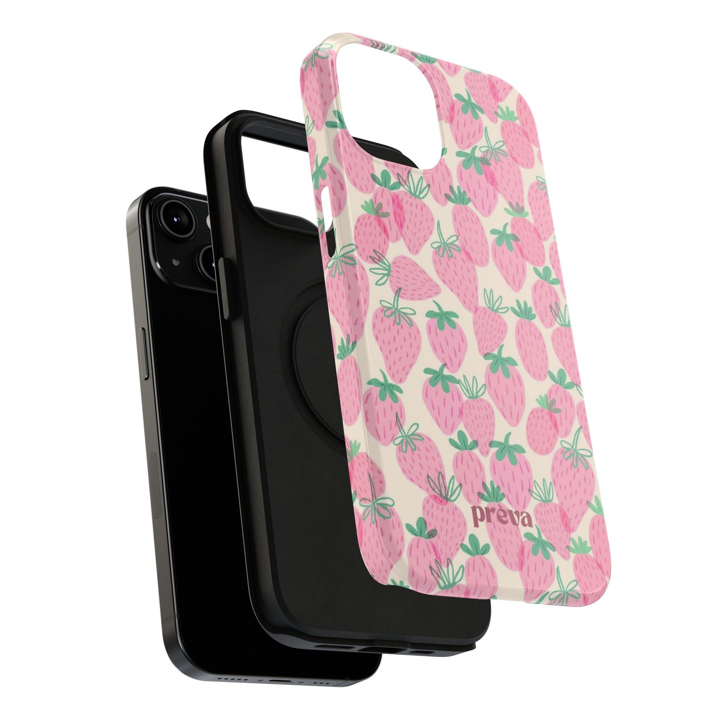 Pink Strawberry Phone Case