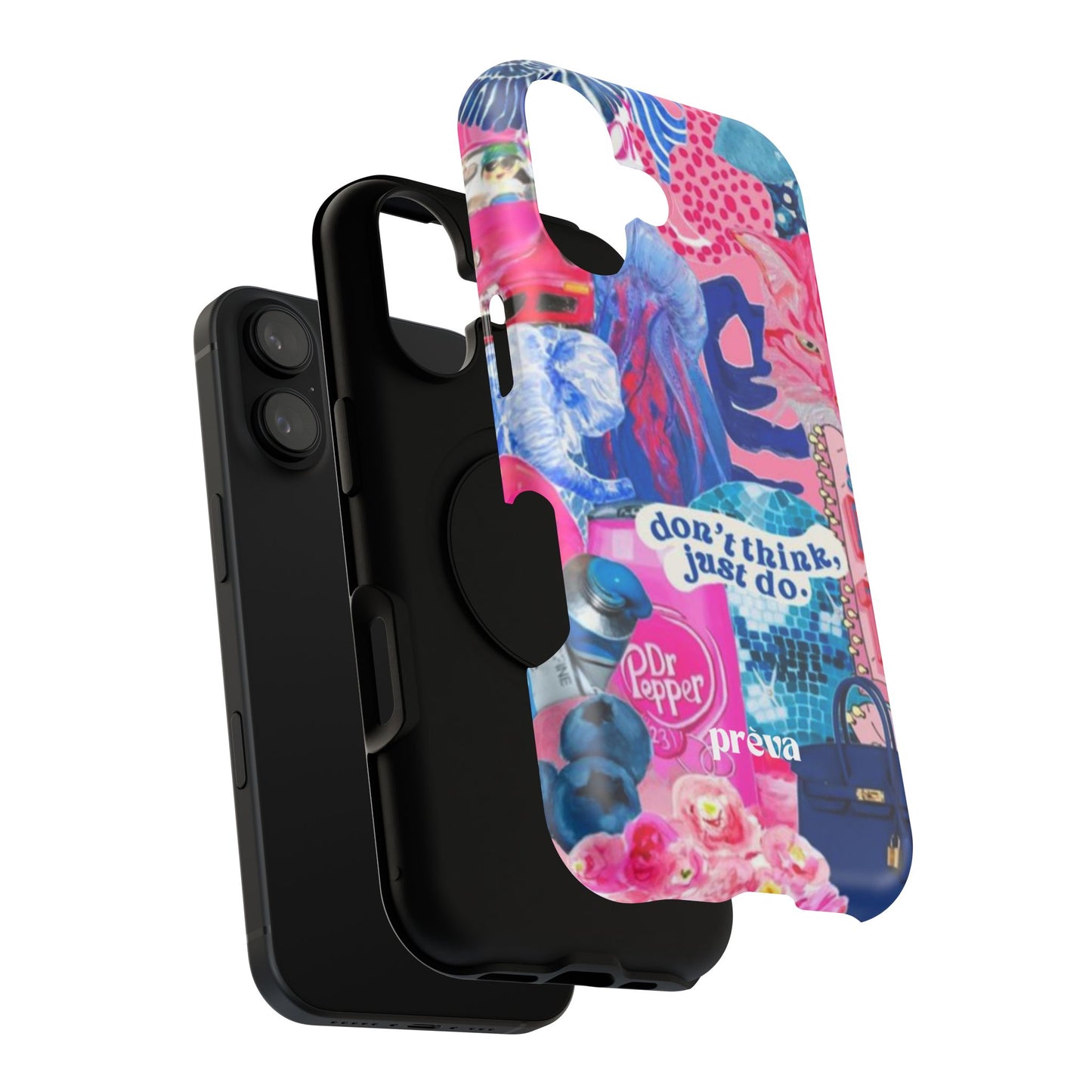 Vibrant Galaxy Collage Phone Case