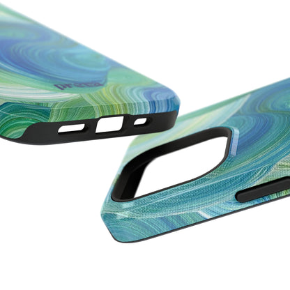 Swirling Ocean Impact-Resistant Phone Case