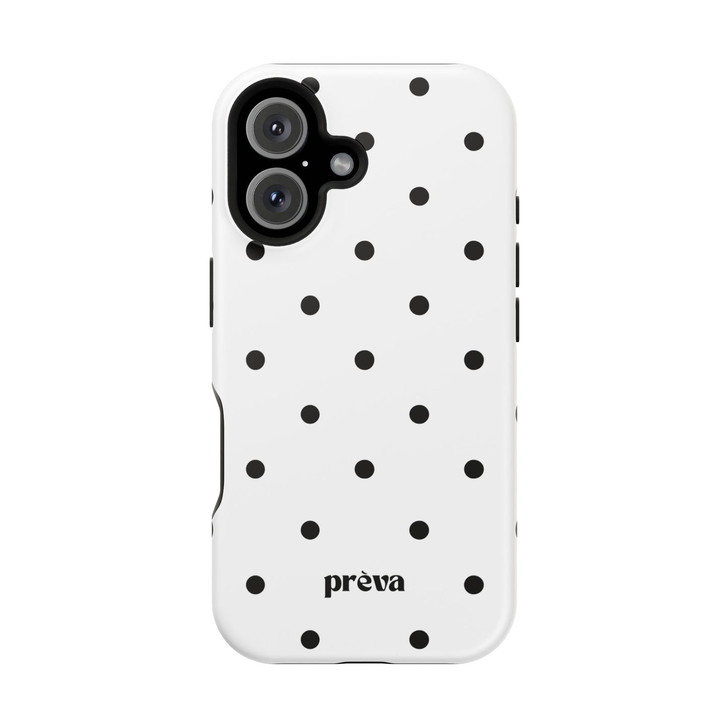 B&W polka dots Phone Case