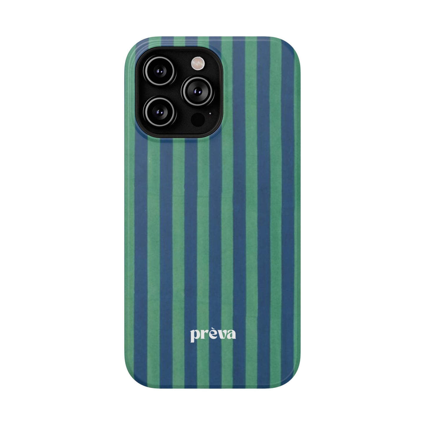 Green & Blue Stripes Phone Case