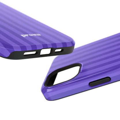 Dark Purple Stripes Phone Case