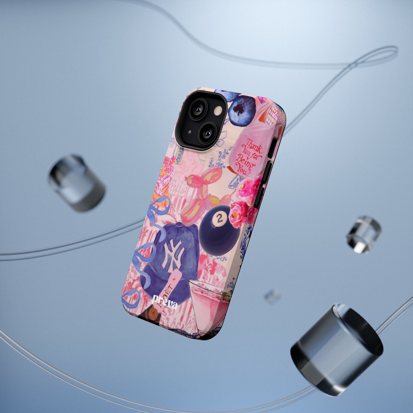 Retro 8 Ball Collage Phone Case