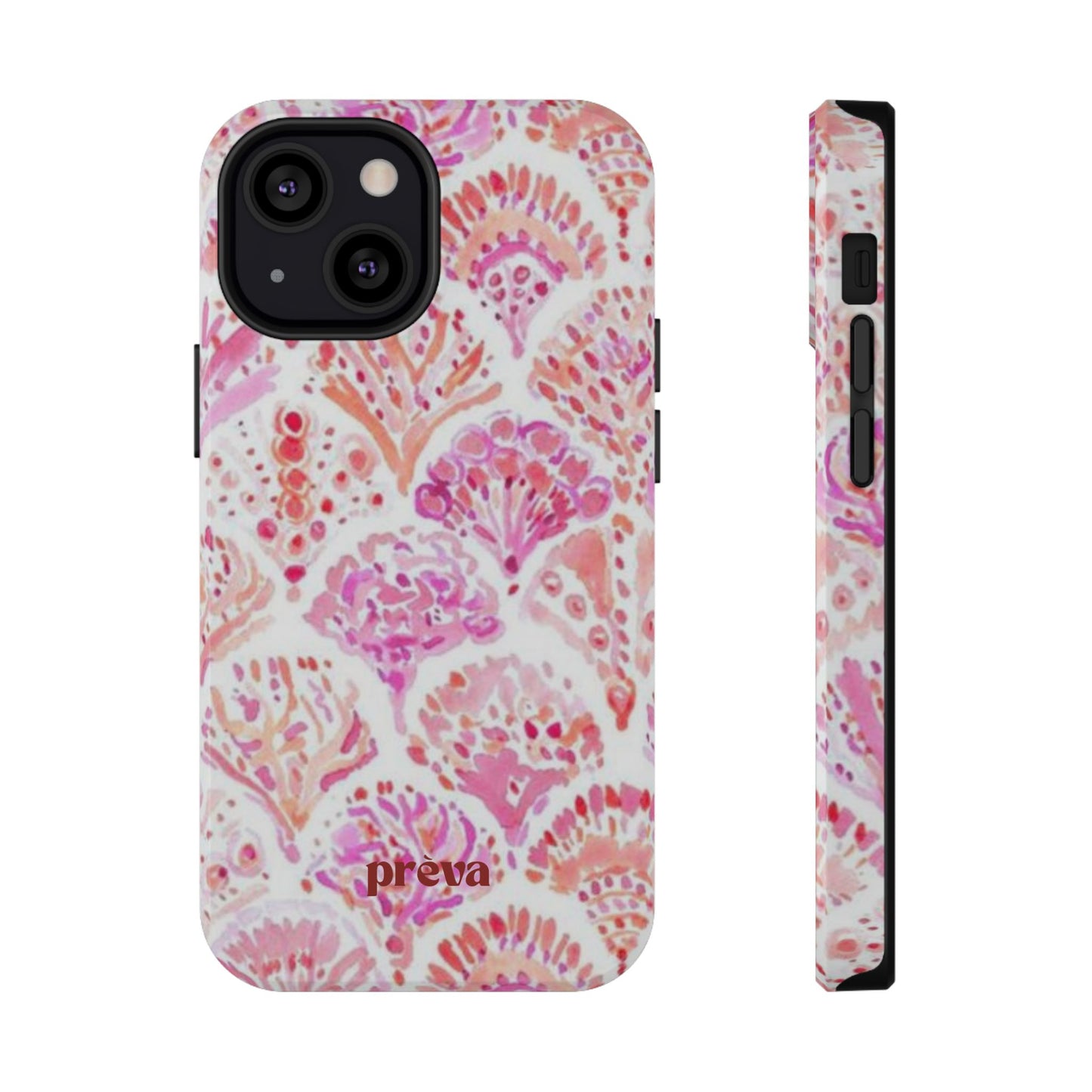 Pink Shell Watercolor Phone Case
