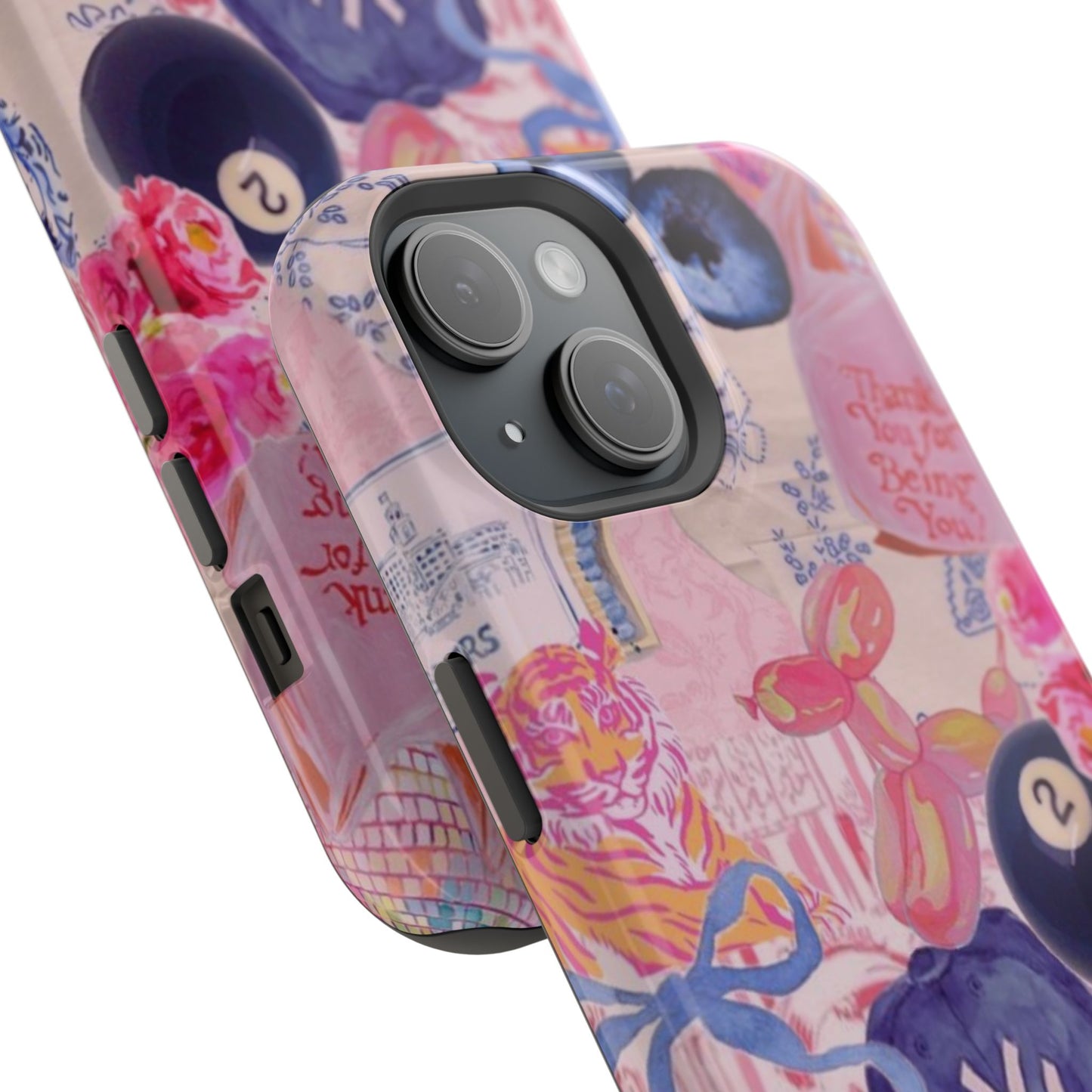 Retro 8 Ball Collage Phone Case