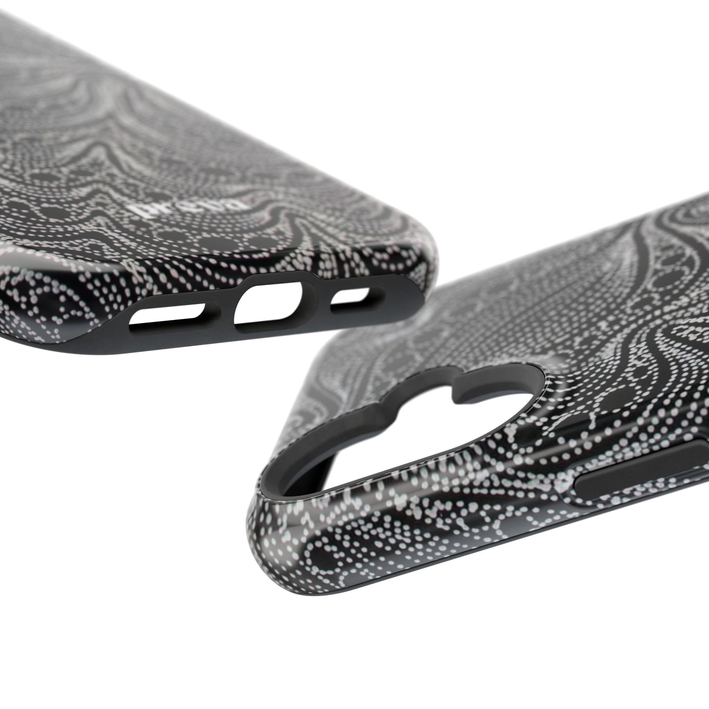 Abstract Midnight Lace Phone Case
