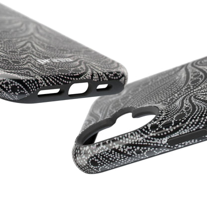 Abstract Midnight Lace Phone Case