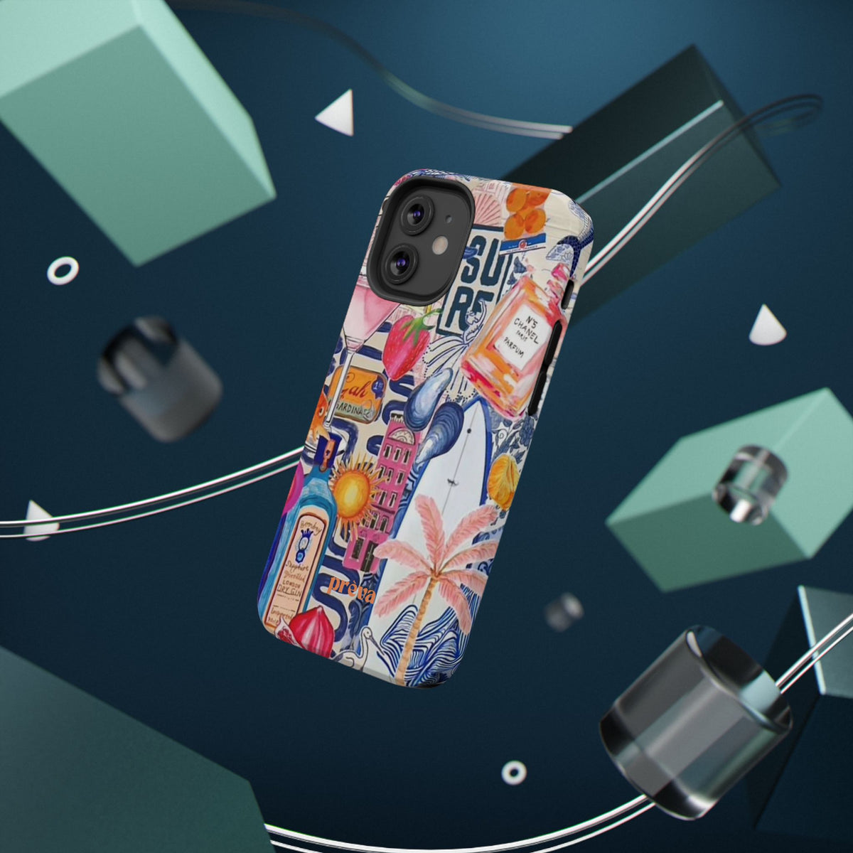 Tropical Beach Collage Phone Case