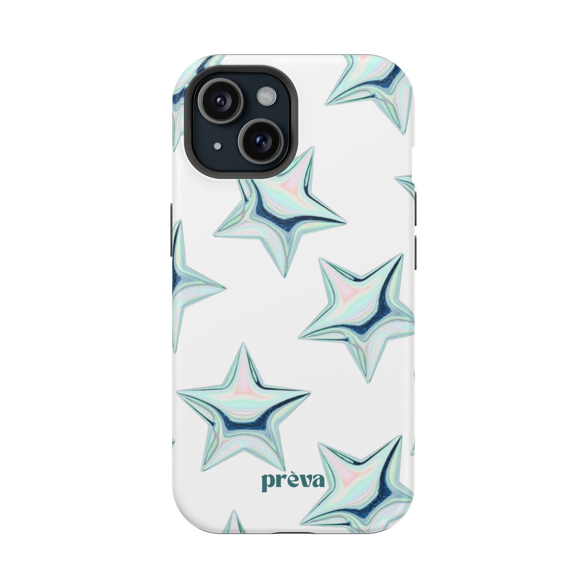 White Starburst Phone Case