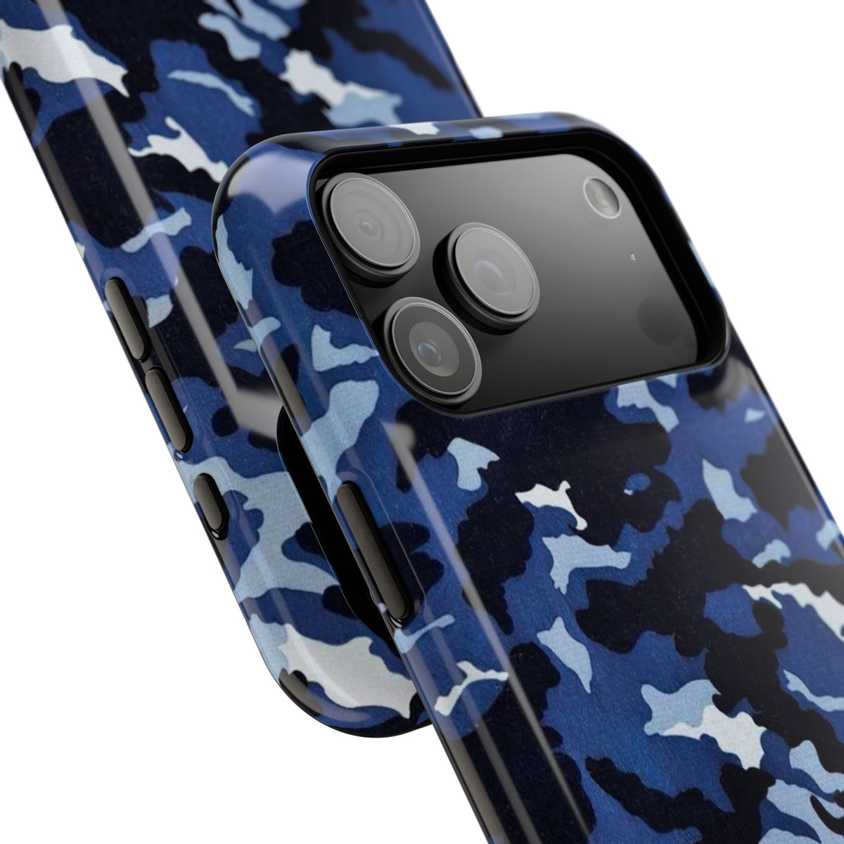 Blue Camo Phone Case