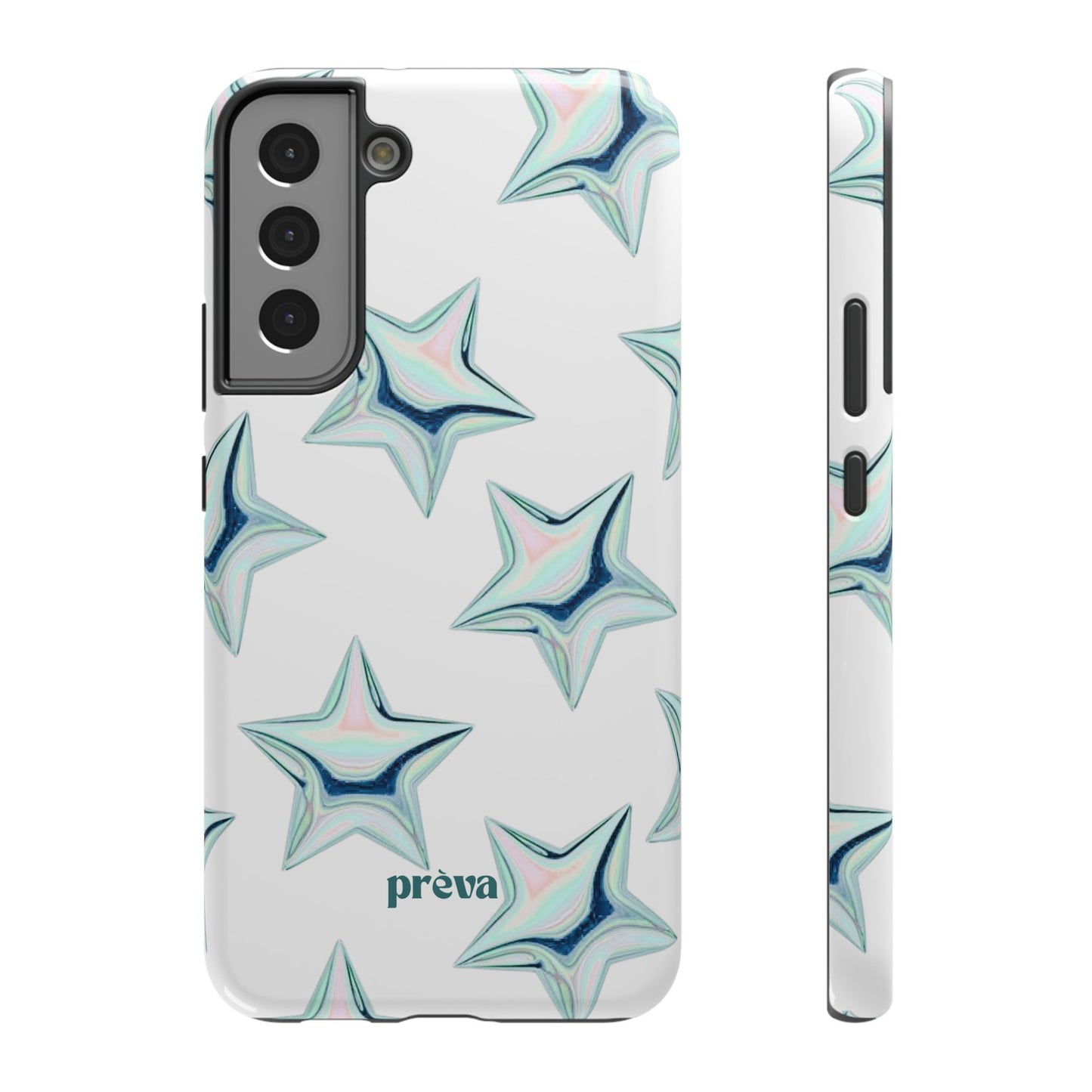 White Starburst Phone Case