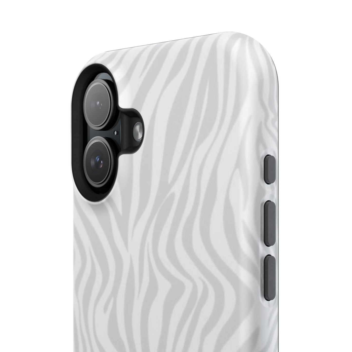Zebra White Wave Phone Case