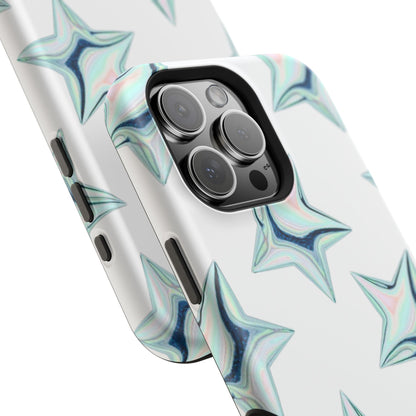 White Starburst Phone Case