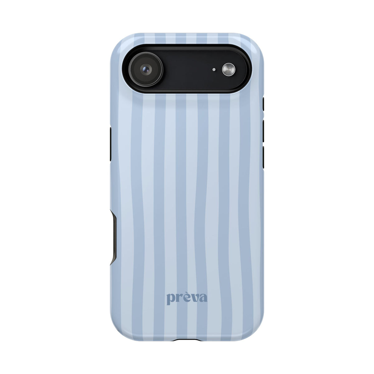 Pastel Blue Stripes Phone Case