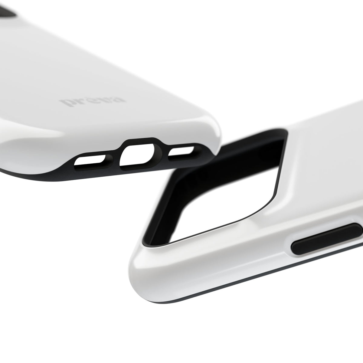 White & Grey Phone Case