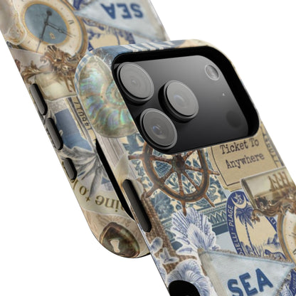 Neutral Travel Collage Phone Case