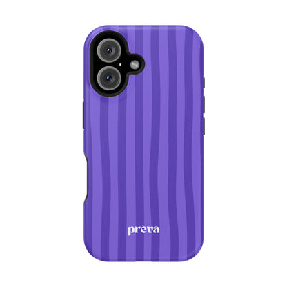 Dark Purple Stripes Phone Case