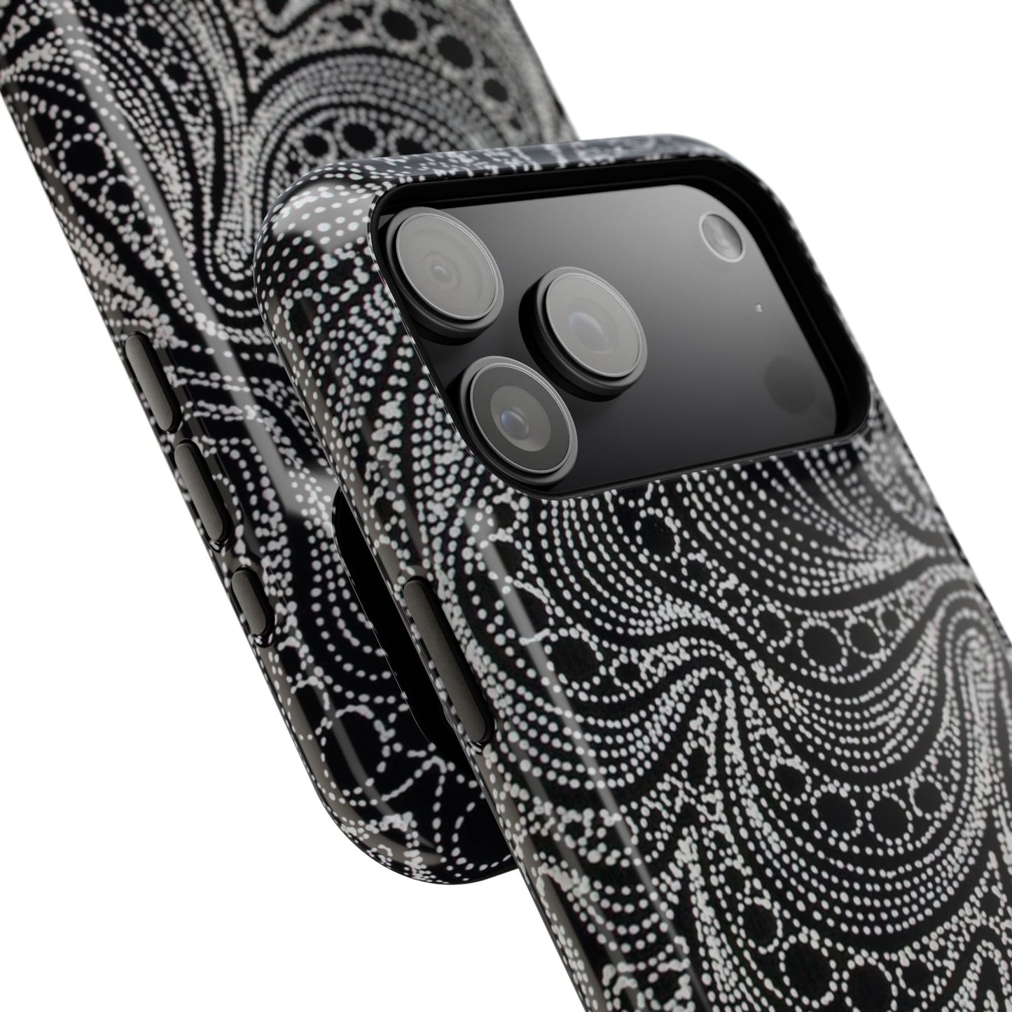 Abstract Midnight Lace Phone Case