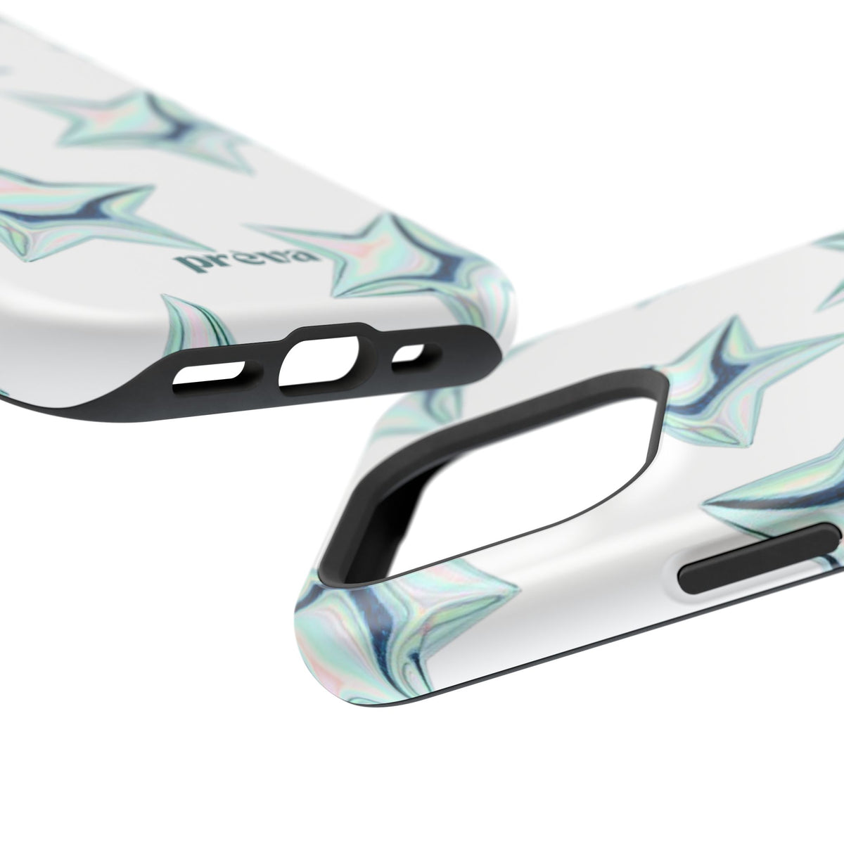 White Starburst Phone Case