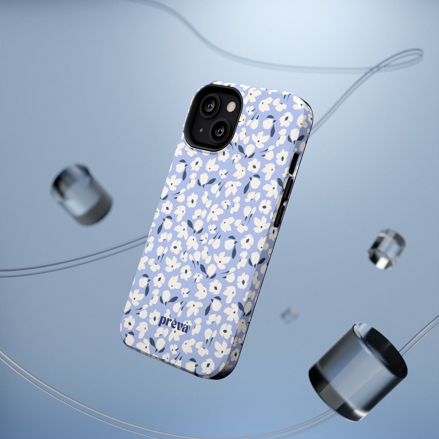 Petals On Blue Phone Case