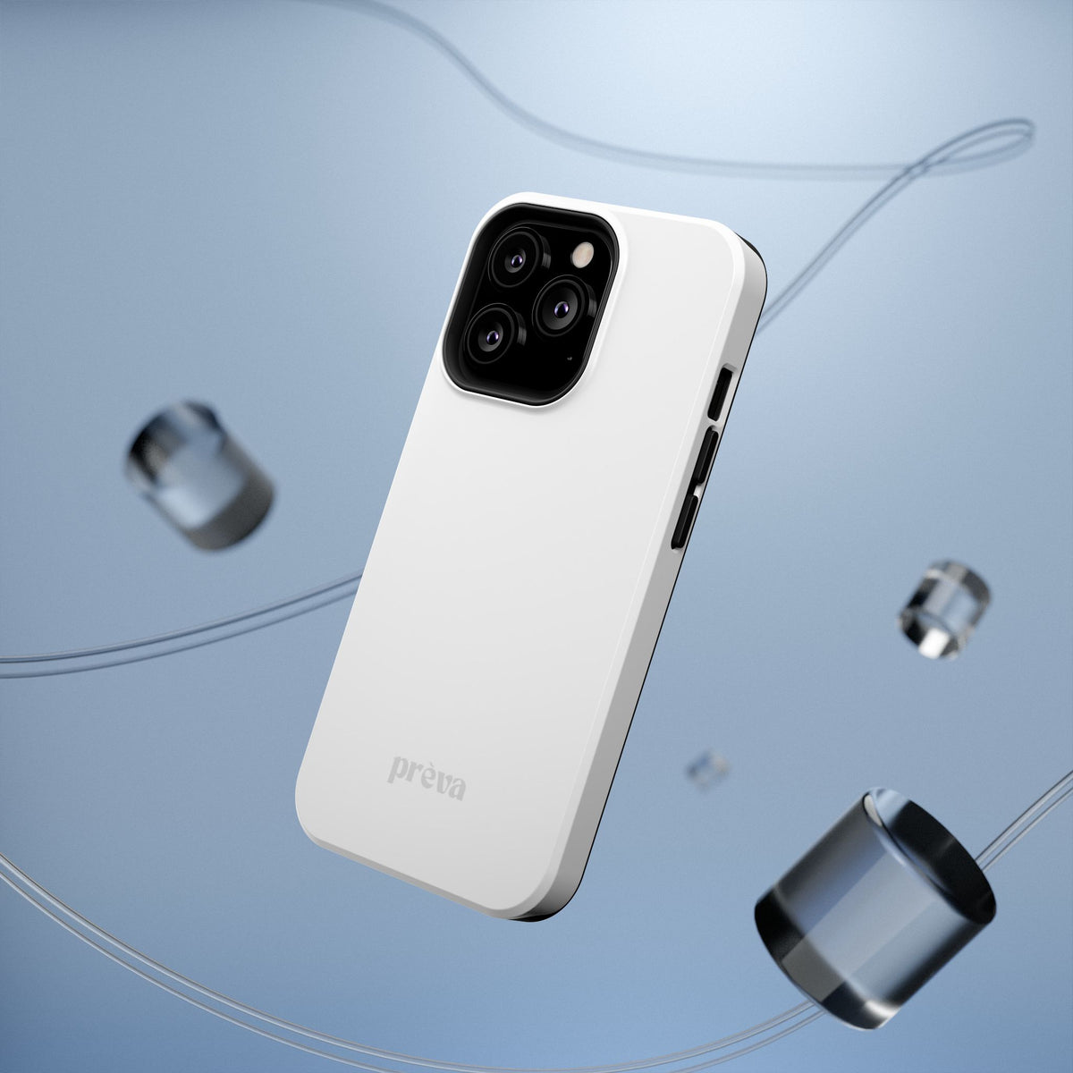 White & Grey Phone Case