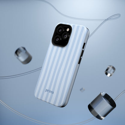 Pastel Blue Stripes Phone Case
