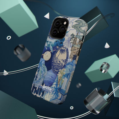 Blue Night Collage Phone Case