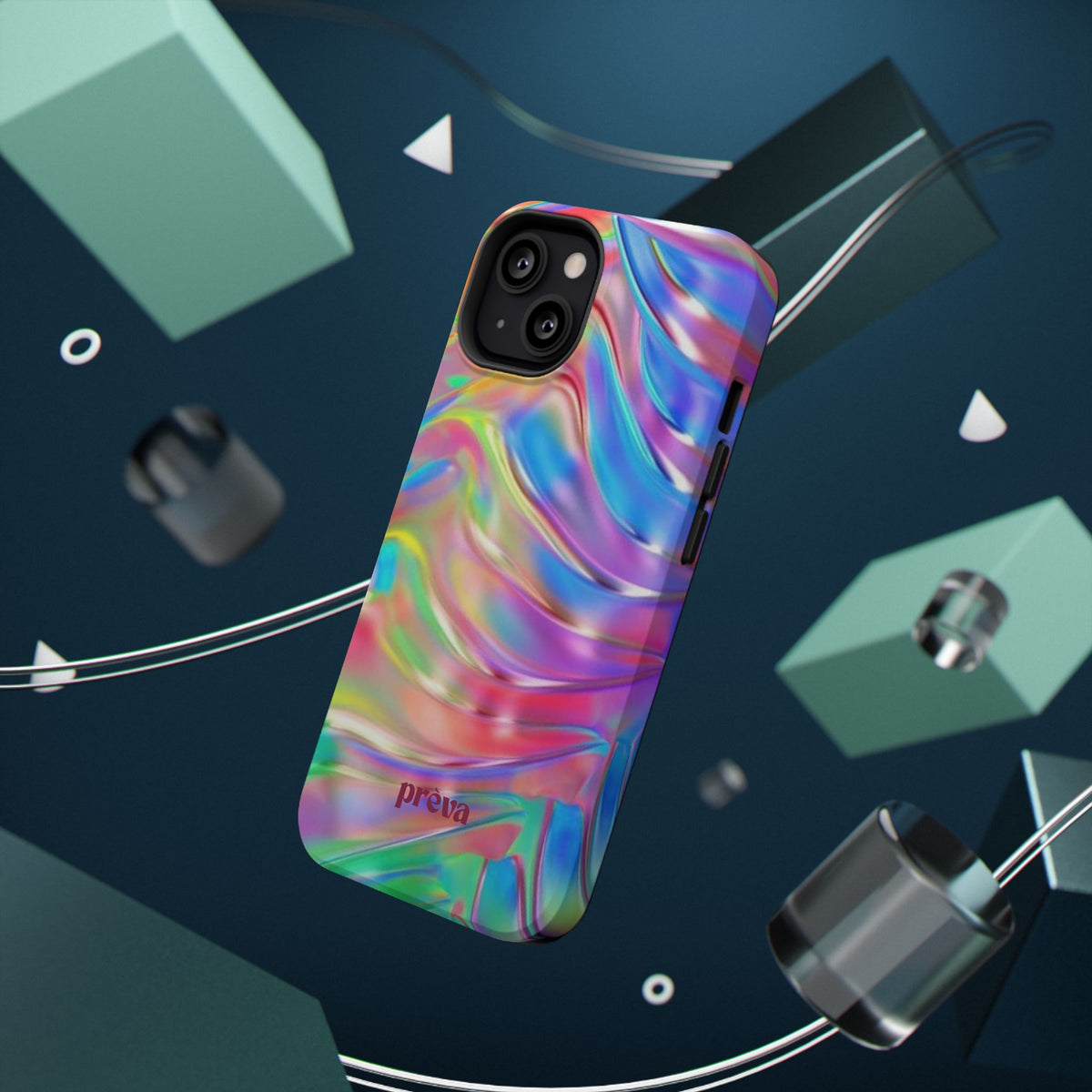 Iridescent Swirl Phone Case