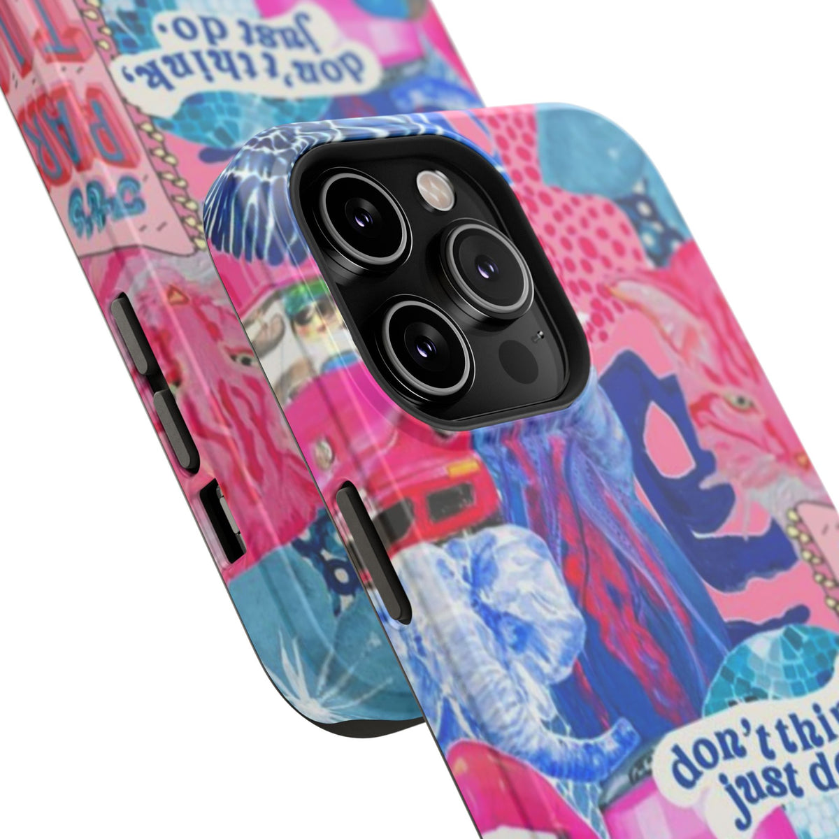 Vibrant Galaxy Collage Phone Case