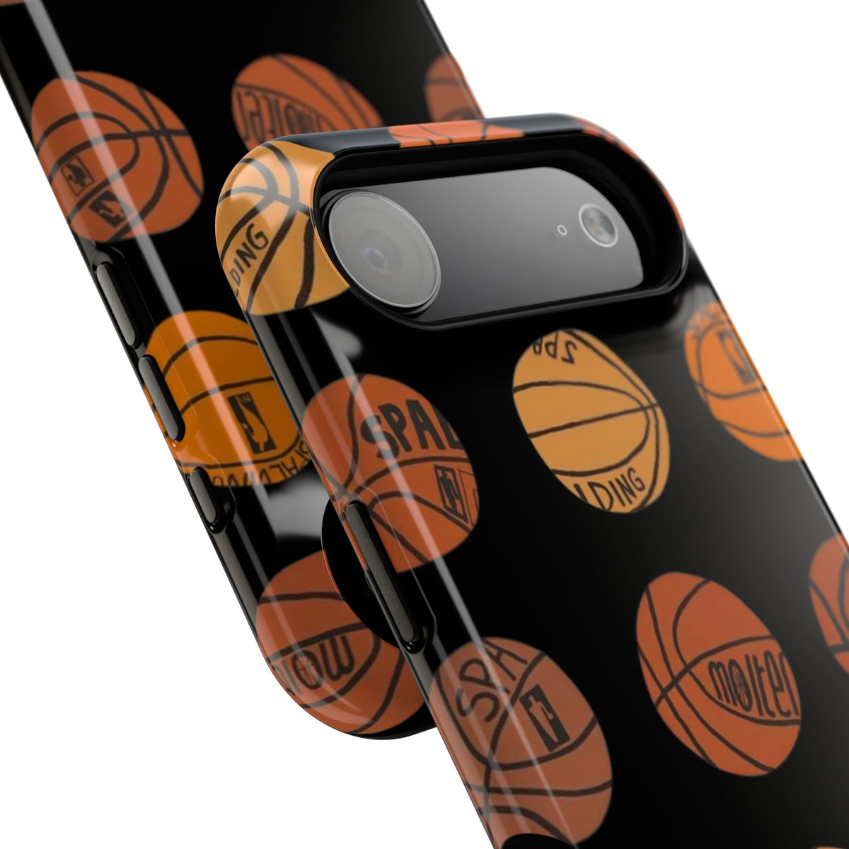 Black Basketball Phone Case