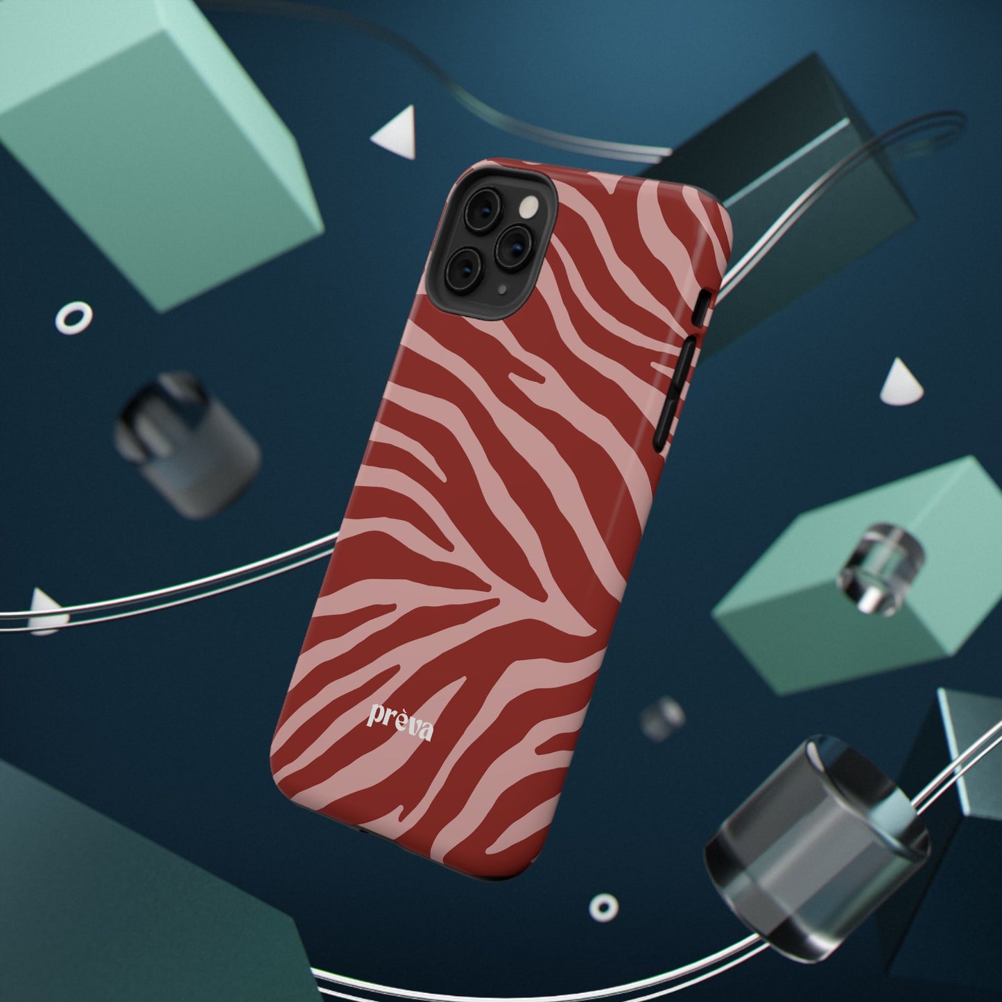 Red Zebra Phone Case