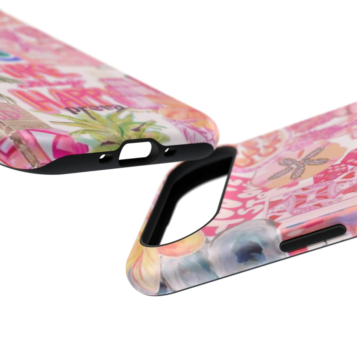 Pink Tropical Collage Phone Case
