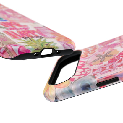 Pink Tropical Collage Phone Case