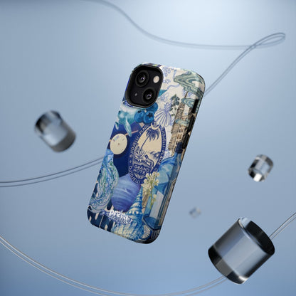 Blue Night Collage Phone Case