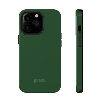 Impact-Resistant Phone Case — Forest Green Slim Armor