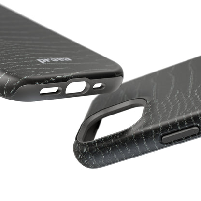 Black Croc Phone Case
