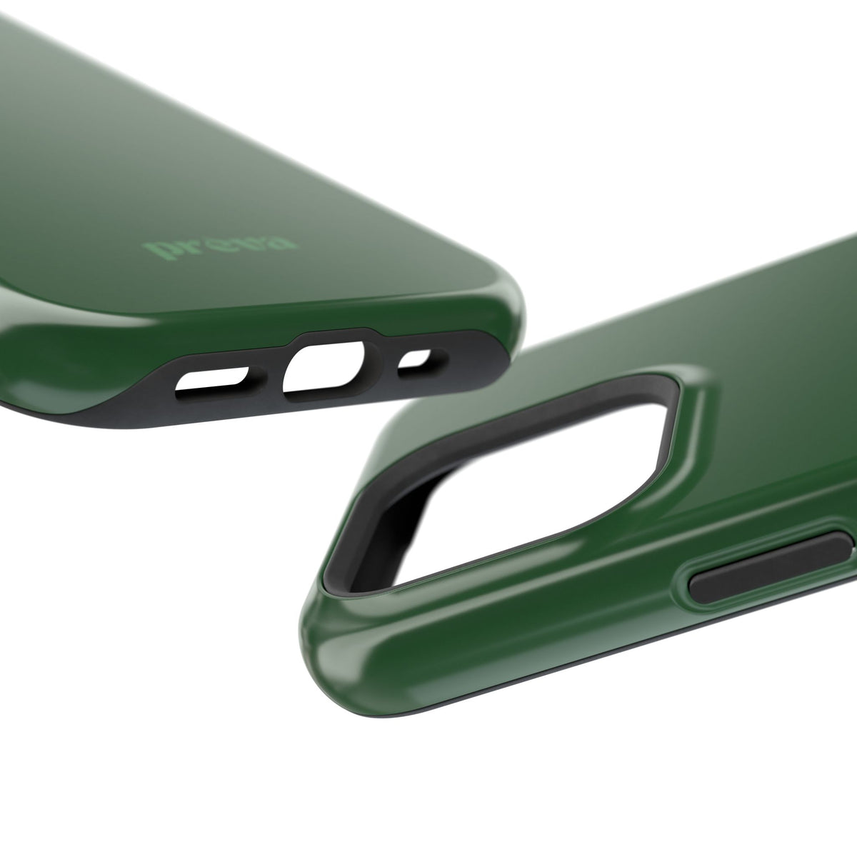Impact-Resistant Phone Case — Forest Green Slim Armor