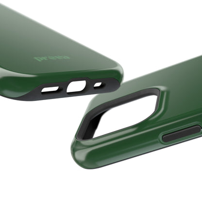 Impact-Resistant Phone Case — Forest Green Slim Armor