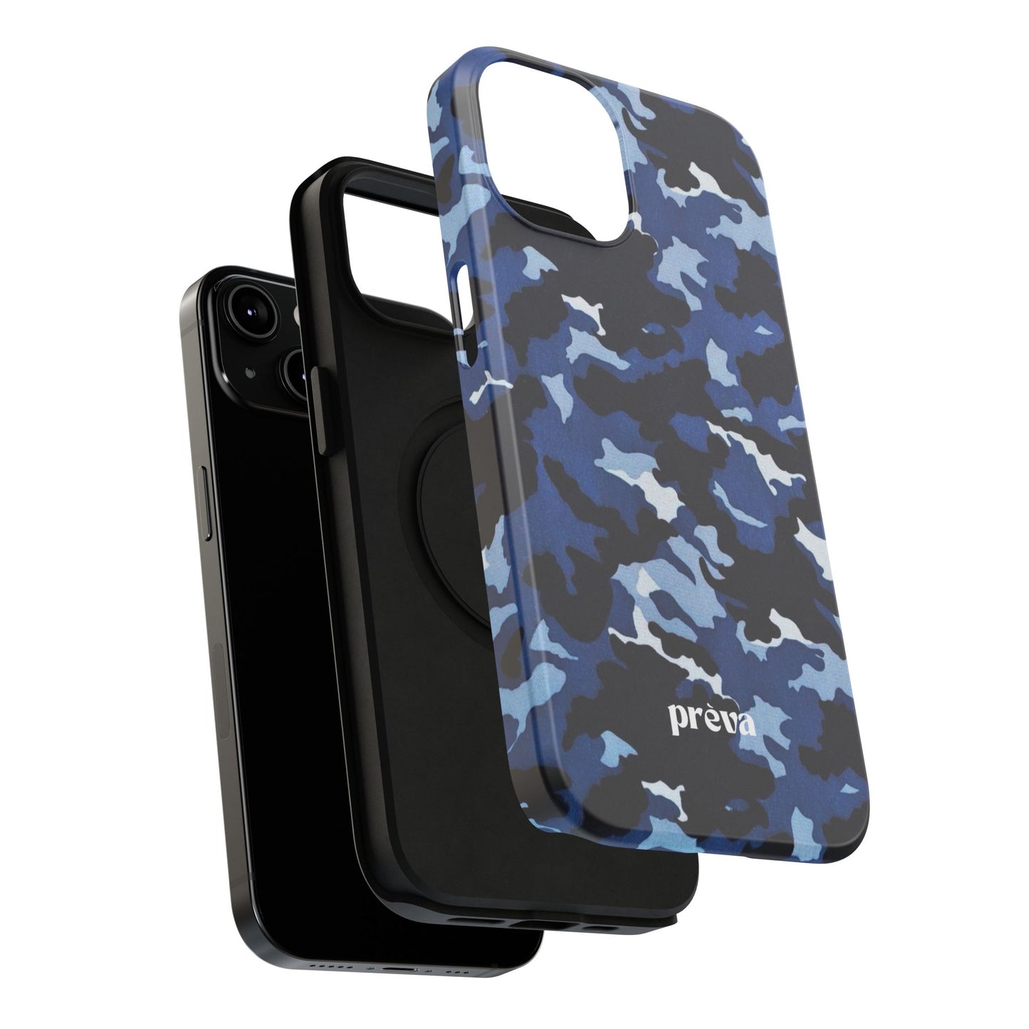 Blue Camo Phone Case