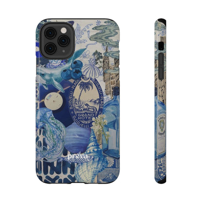 Blue Night Collage Phone Case