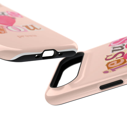 Pink Jesus Loves You Phone Case