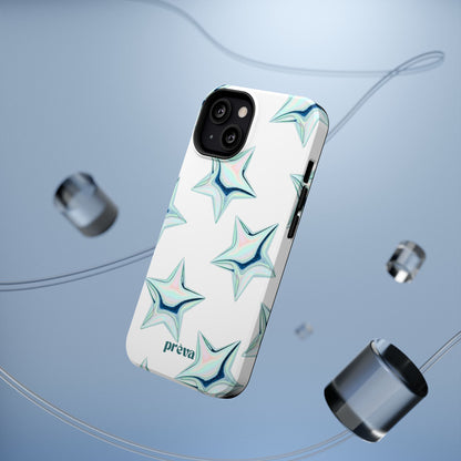White Starburst Phone Case