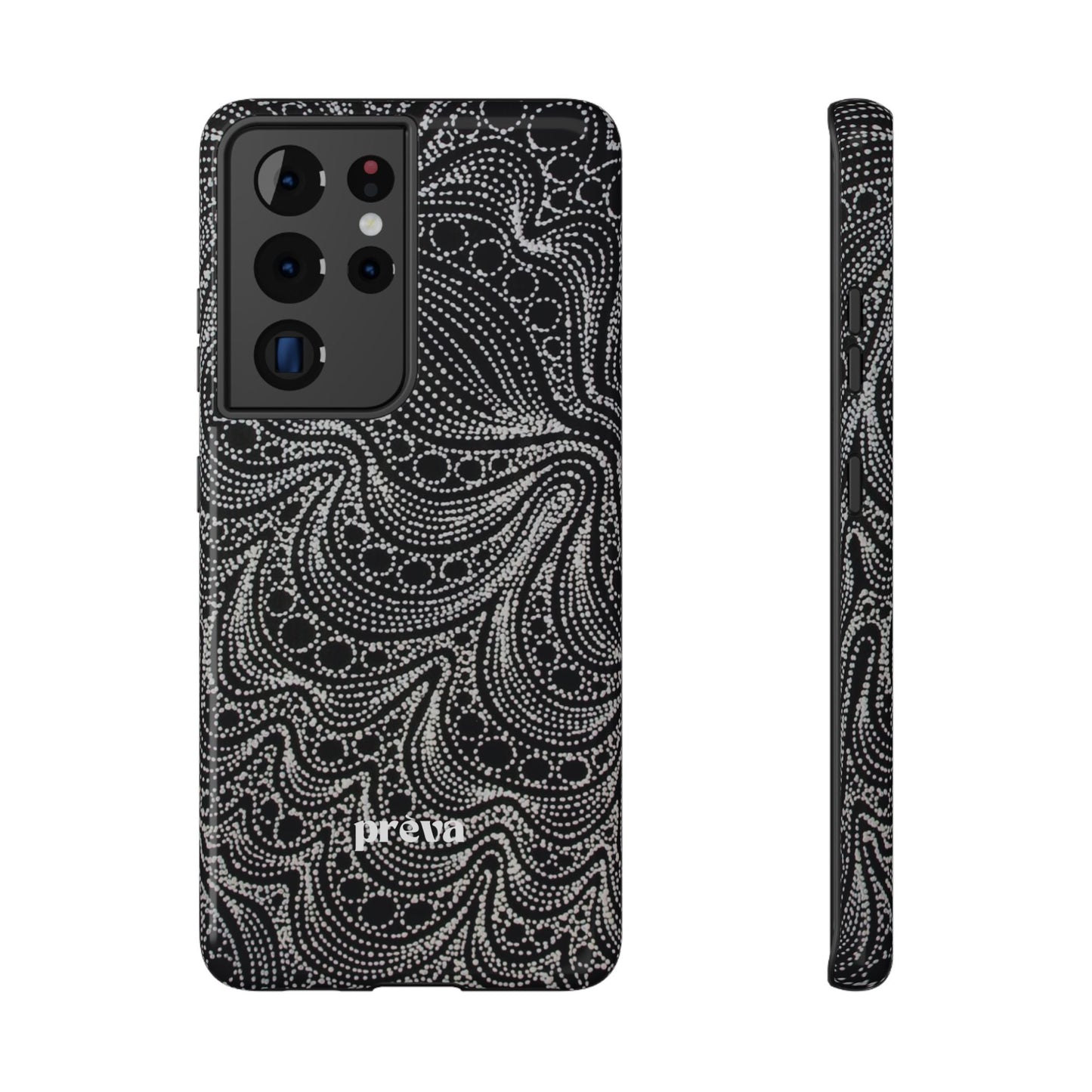 Abstract Midnight Lace Phone Case