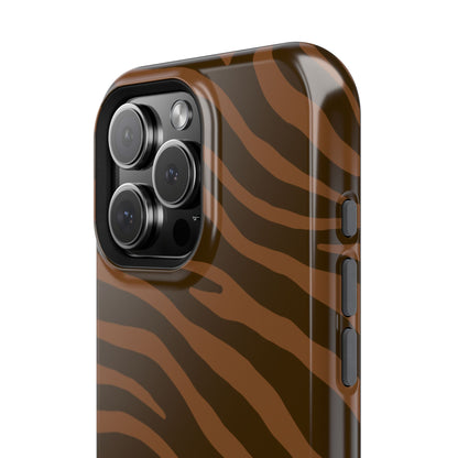 Brown Tiger Stripe Phone Case