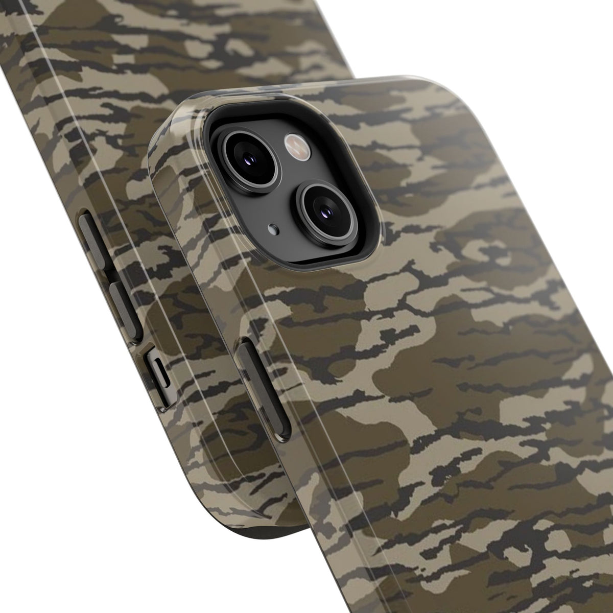 Camo Impact-Resistant Phone Case — Military Green Rugged Protection